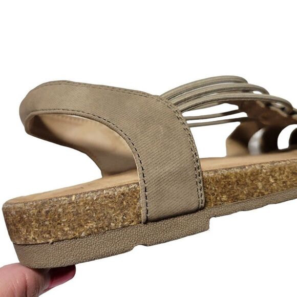 Earth Origins Sandals Womens Size 11 Sling Back Laney Sedona Brown Arch Support - Picture 5 of 12